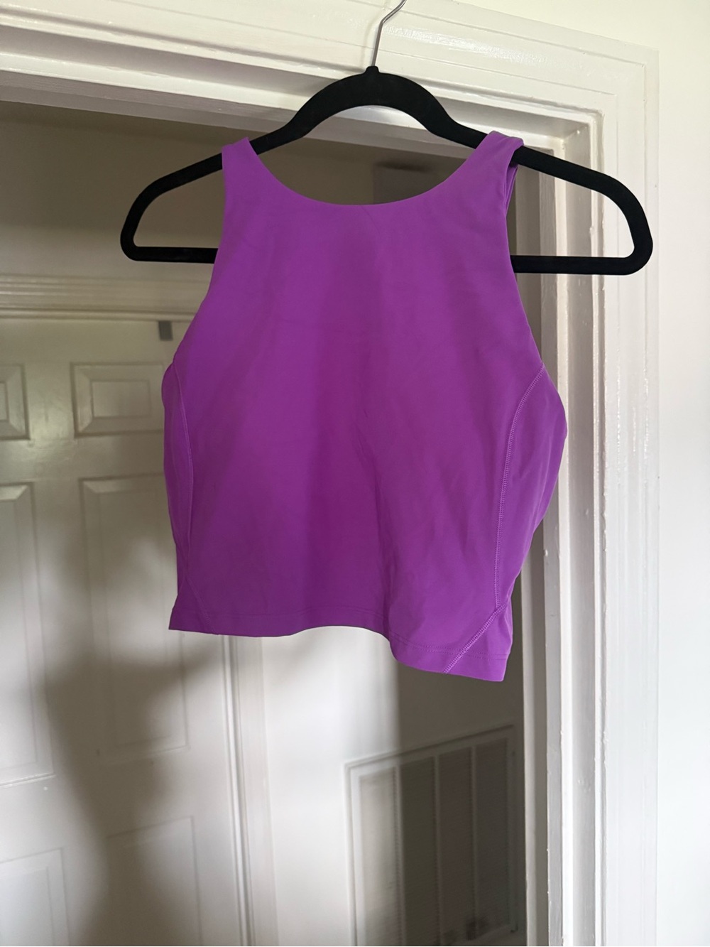 Purple Women's Cropped Tank Top